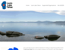 Tablet Screenshot of lovinlaketahoe.com